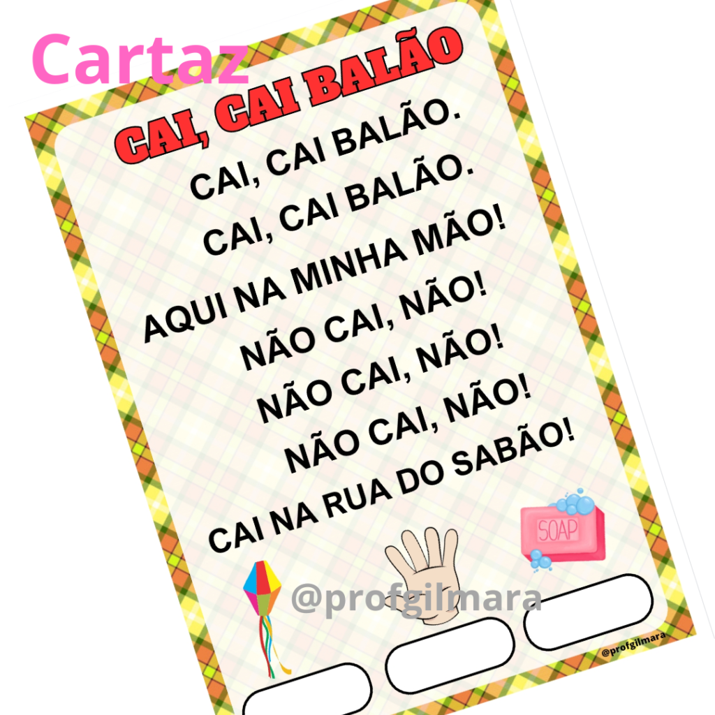 KIT LÚDICO: CAI CAI BALÃO – Profgilmara