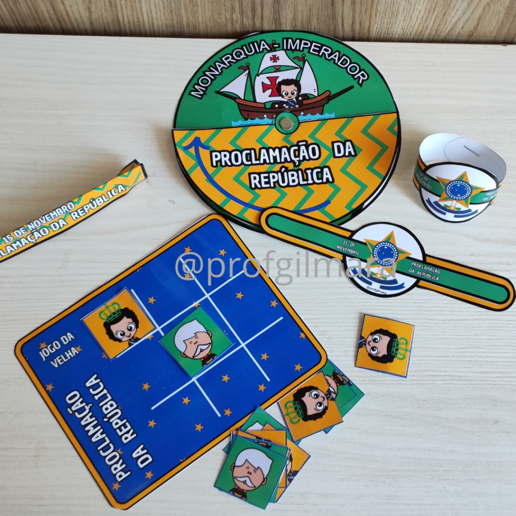 KIT DE LEMBRANCINHAS PROCLAMAÇÃO DA REPÚBLICA – Profgilmara