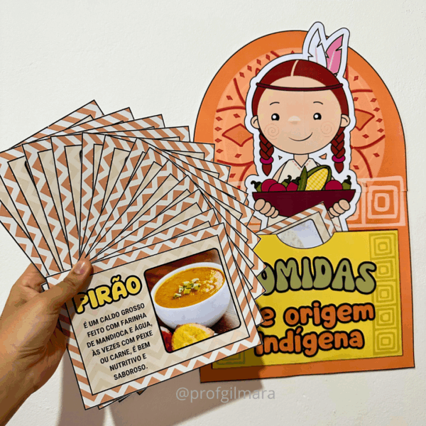 FICHAS COMIDAS ORIGEM POVOS INDÍGENAS