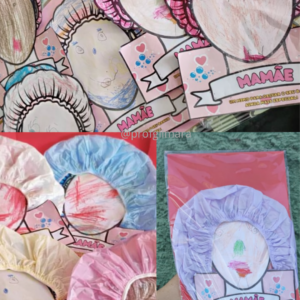 LEMBRANCINHA MAMÃE TOUCA DE BANHO (mamãe, mãe, dia das mães, cartão mães))