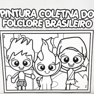 CARTAZ FOLCLORE (PAINEL COLORIR COLABORATIVO)