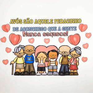 PAINEL DIA DOS AVÓS: PEDACINHO DE ACONCHEGO