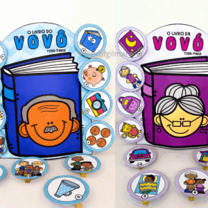 BIG LUVAS O LIVRO DO VOVÔ E O LIVRO DA VOVÓ(dia dos avós)
