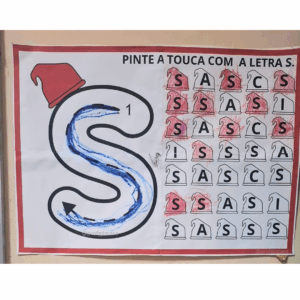 COMBO LETRA S DE SACI(alfabeto, folclore)