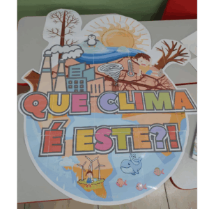 2CLIMA: PAINEL REDONDO QUE CLIMA É ESTE?!(natureza, meio ambiente, temperatura, fenômeno da natureza)