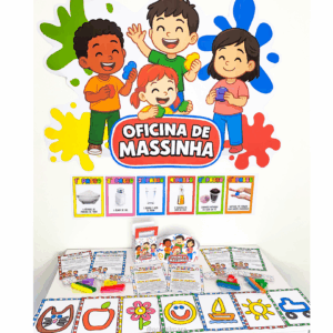 OFICINA DE MASSINHA(semana da educação infantil, semana das crianças, volta às aulas, férias, colônia de férias)