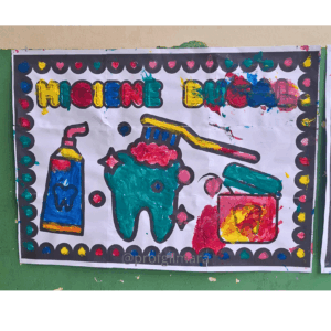 CARTAZ PARA COLORIR CUIDANDO DO DENTE (higiene bucal, saúde bucal)