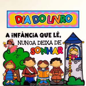 KIT DIA DO LIVRO (cantinho da leitura, literatura)