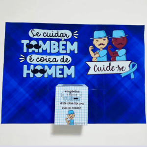 PAINEL E CAIXA NOVEMBRO AZUL