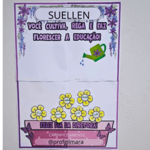 CARTAZ COLABORATIVO DIA DA DIRETORA