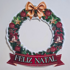 BAMBOLÊ GUIRLANDA FELIZ NATAL