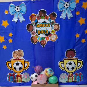 PAINEL AMIGO BOLA (amigo oculto, amigo secreto)