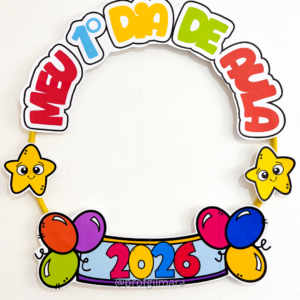 BAMBOLÊ MEU PRIMEIRO DIA DE AULA 2026 (volta às aulas)