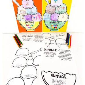 ATIVIDADE SUNDAE SOBRE MIM (identidade, volta às aulas, primeiro dia de aula, tudo sobre mim, gostos e preferências)