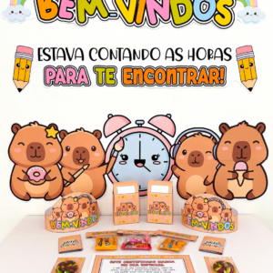 KIT VOLTA À AULAS CAPIVARAS (primeiro dia de aula)