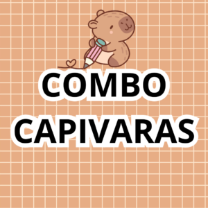 COMBO CAPIVARAS (volta às aulas capivara)