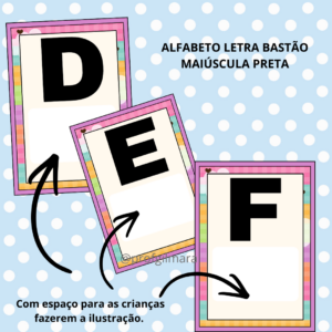 ALFABETO DE PAREDE letra bastão PARA ILUSTRAR JARDIM ENCANTADO