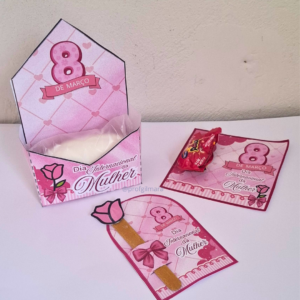 KIT DE LEMBRANCINHAS DIA INTERNACIONAL DA MULHER 8 DE MARÇO