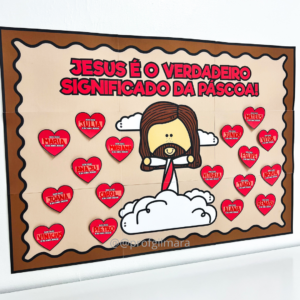 PAINEL COLABORATIVO JESUS O VERDADEIRO SIGNIFICADO DA PÁSCOA(páscoa cristã)