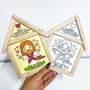 LEMBRANCINHA DE PÁSCOA CASINHA JESUS O VERDADEIRO SIGNIFICADO DA PÁSCOA (páscoa cristã)