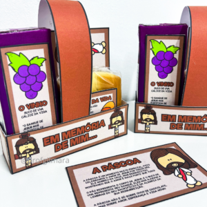 LEMBRANCINHA CEIA JESUS O VERDADEIRO SIGNIFICADO DA PÁSCOA (Páscoa Cristã)