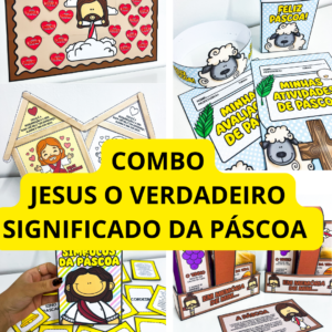 COMBO JESUS O VERDADEIRO SIGNIFICADO DA PÁSCOA(páscoa cristã)