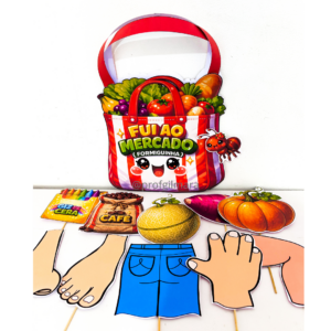 SACOLA MUSICAL FUI AO MERCADO