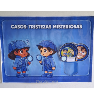 LEITURA DE IMAGEM CASOS: TRISTEZAS MISTERIOSAS (alfabetização, emoções , sentimentos, habilidades preditoras da alfabetização))