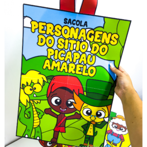 SACOLA PERSONAGENS DO SÍTIO (dia nacional do livro infantil, 18 de abril)