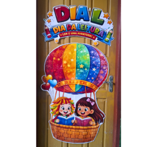 PAINEL DIA L DIA DA LEITURA (PAINEL DE PORTA)