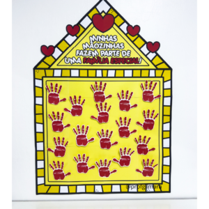CARTAZ COLABORATIVO DIA DA FAMÍLIA MÃOZINHAS