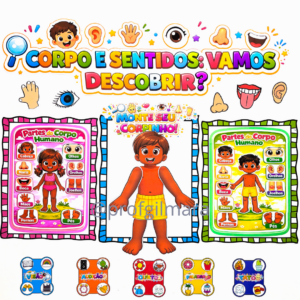 PROJETO CORPO E SENTIDOS (5 sentidos, meu corpo)