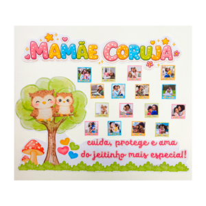 PAINEL DIA DAS MÃES MAMÃE CORUJA