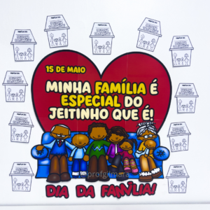 PAINEL FAMÍLIA ESPECIAL (dia da família)(painel de parede ou de porta)
