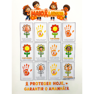 PAINEL COLBORATIVO MAIO LARANJA