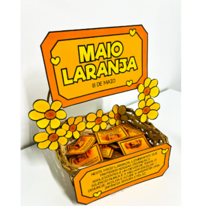 CESTA DE MENSAGENS MAIO LARANJA