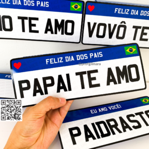 CAIXA PLACA DIA DOS PAIS (vovô, padrasto, paidrasto)Lembrancinha dia dos pais
