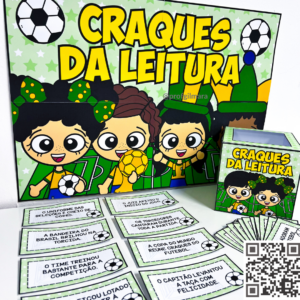 CRAQUES DA LEITURA(alfabetização, frases, copa, futebol)
