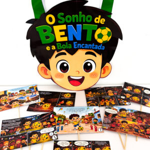 SACOLA DE HISTÓRIA O SONHO DE BENTO (copa, futebol)