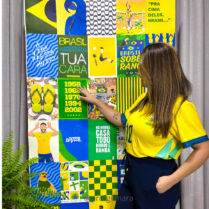 PAINEL BRASILIDADES LAMBE-LAMBE (Brasil, copa, futebol)