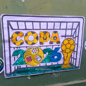 PAINEL PARA COLORIR COPA 2026