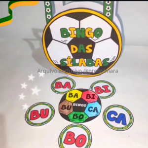 BINGO SHOW DE BOLA (futebol, copa, olimpíadas, sílabas, alfabetização)