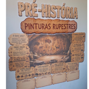 PAINEL COLABORATIVO PRÉ-HISTÓRIA PINTURA RUPESTRE (comunicação)