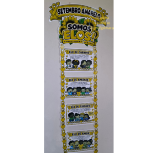 PAINEL SETEMBRO AMARELO SOMOS ELOS