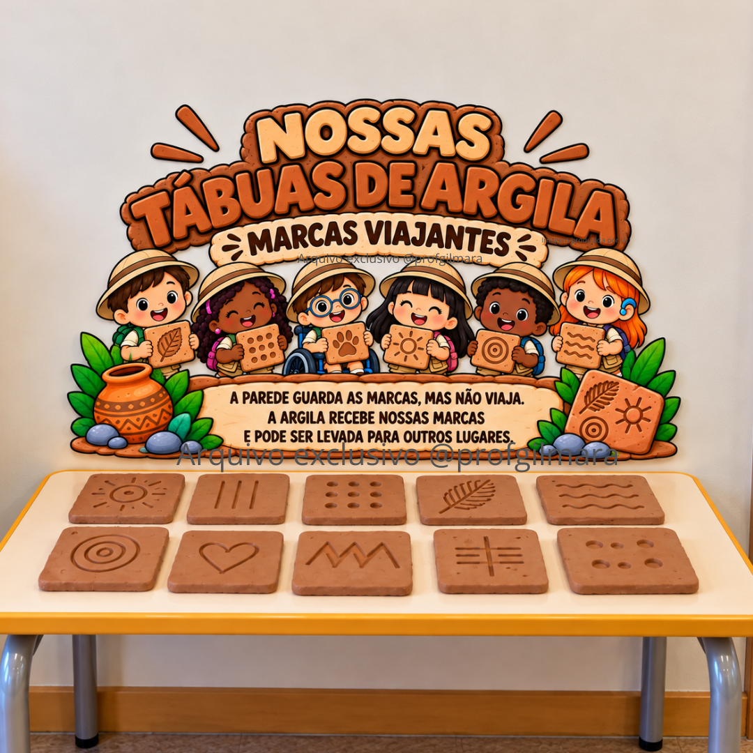 SEQUÊNCIA DIDÁTICA DA PAREDE PARA A ARGILA (tábua de argila, evolução dos meios de comunicação) - Imagem 3