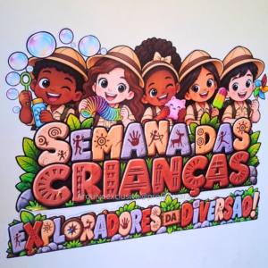 PAINEL SEMANA DAS CRIANÇAS EXPLORADORES DA DIVERSÃO